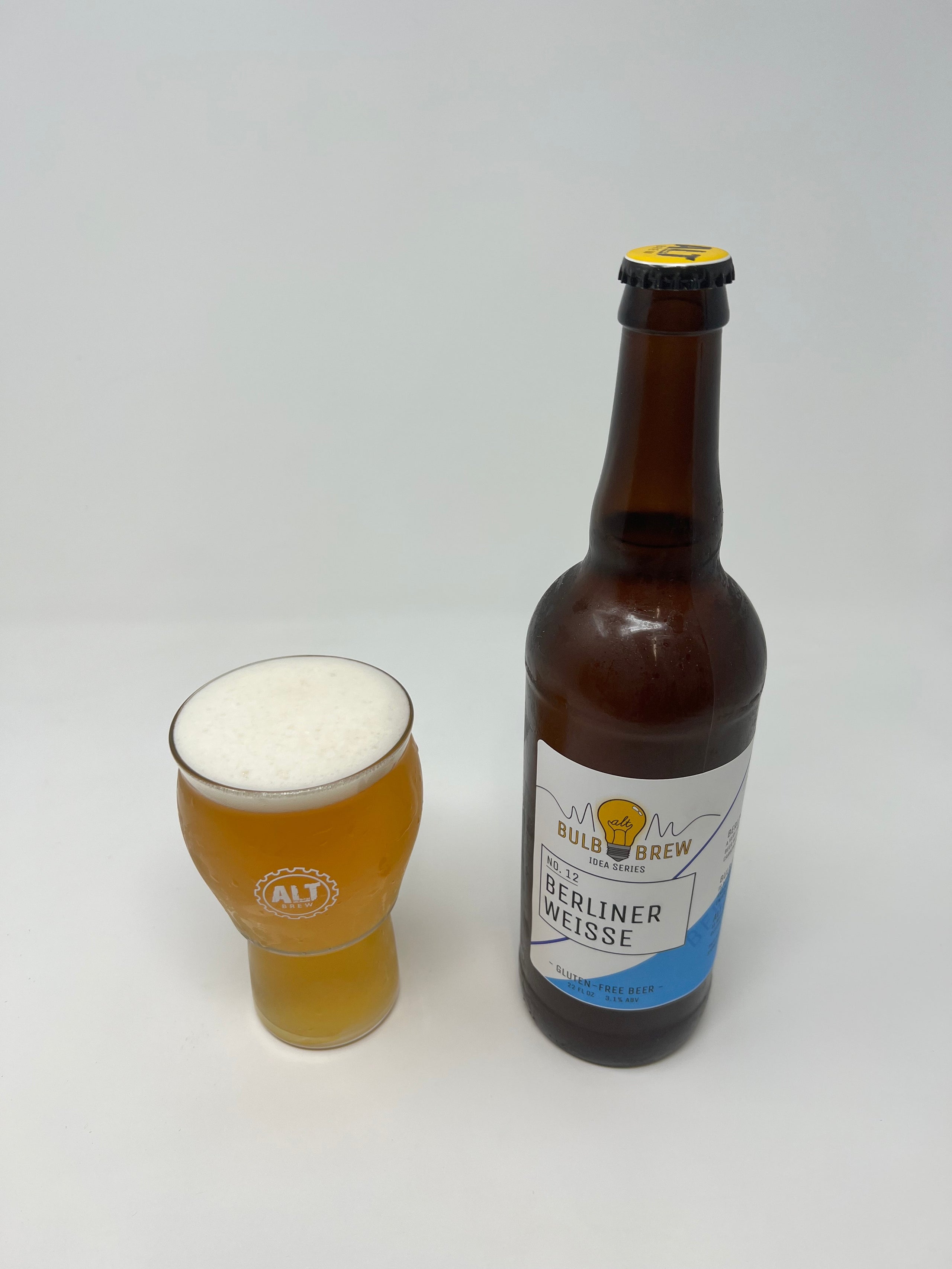 Berliner Weisse 22oz Bomber ALT Brew Gluten Free Craft Beer